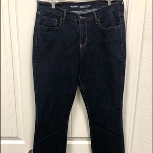 Old Navy Mid Rise Dark Wash Boot Cut Jeans Sz. 12L